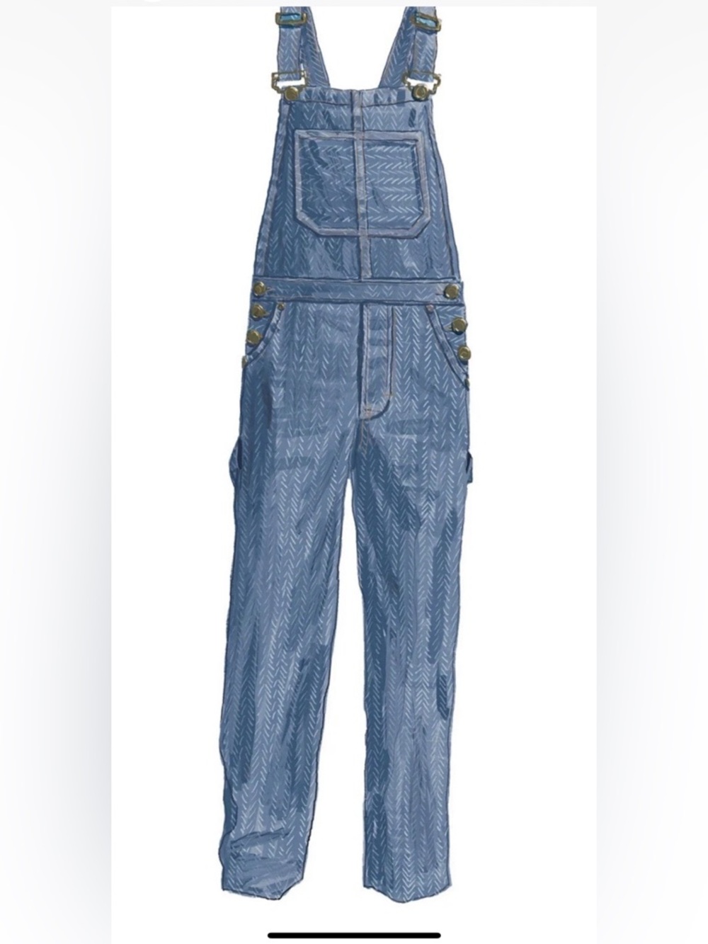 NWT J Peterman Men’s  Looking Good Denim Linen Jean Overalls Size 36 X 32